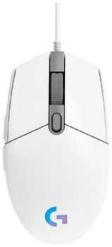 Logitech+G203+Gaming+Mouse+-+White