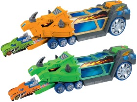 Express+Wheels+Dino+Launcher+Truck+with+Vehicle