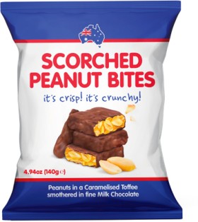 Scorched+Peanut+Bites+Share+Pack+140g