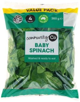 Community+Co+Baby+Spinach+Big+Bag+260g