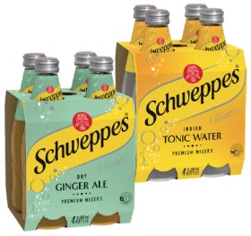 Schweppes+Mixers+4x300mL+Selected+Varieties