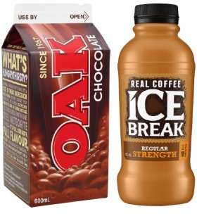 Oak+Flavoured+Milk+600mL+or+Ice+Break+Real+Coffee+500mL+Selected+Varieties