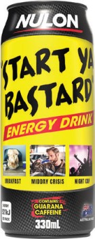 NEW+Nulon+Start+Ya+Bastard+Energy+Drink+330mL