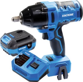 Kincrome+18V+1%2F2%26rdquo%3B+950NM+Impact+Wrench+Skin%2C+4Ah+Battery+%26amp%3B+6A+Fast+Charger+Combo