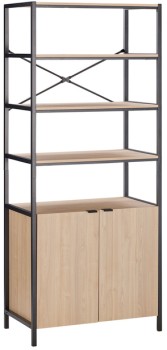 Pasadena-Bookcase-with-Cabinet on sale