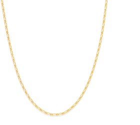 9ct+Gold+45cm+Solid+Figaro+1%2B1+Chain