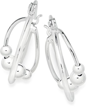 Sterling-Silver-Double-Hoops-20mm on sale