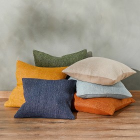 Flinders+Linen+Blend+Cushion+-+Ink