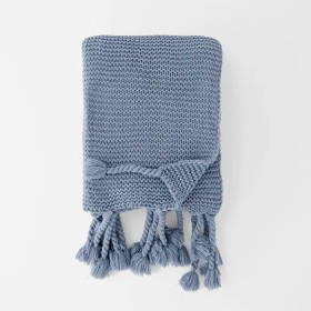 Chunky-Tassel-Throw-Denim on sale