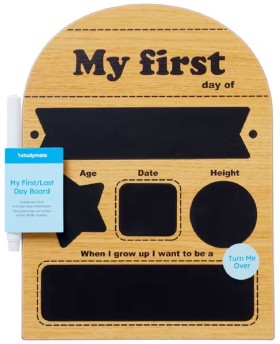 Studymate-My-First-Day-Chalk-Board on sale