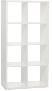 Horsen-8-Cube-Bookcase-White on sale