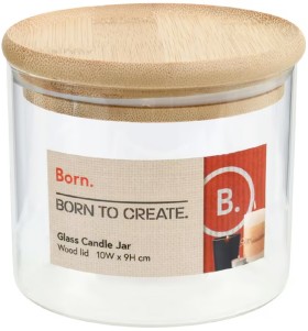 Born+Glass+Candle+Jar+with+Wooden+Lid