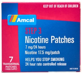 Amcal+Nicotine+Patches+7mg+7+Pack