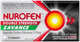 Nurofen+Double+Strength+Zavance+512mg+12+Tablets