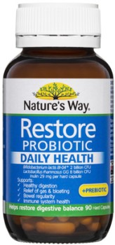 Nature%26rsquo%3Bs+Way+Restore+Probiotic+Daily+Health+90+Capsules