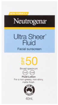 Neutrogena%26reg%3B+Ultra+Sheer%26reg%3B+Fluid+Facial+Sunscreen+SPF+50+40mL