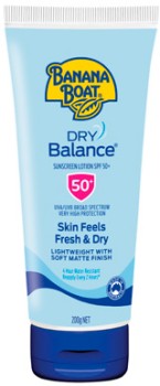 Banana+Boat+Dry+Balance%26reg%3B+Sunscreen+Lotion+SPF+50%2B+200g