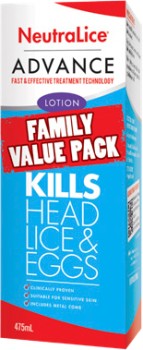 NeutraLice+Advance+Head+Lice+Lotion+Kit+Family+Value+Pack+475mL