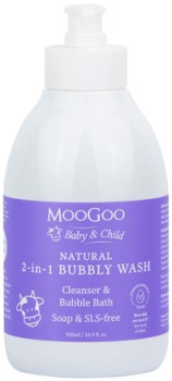 MooGoo+Baby+%26amp%3B+Child+Natural+2-in-1+Bubbly+Wash+500mL