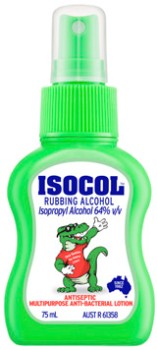 Isocol+Rubbing+Alcohol+Antiseptic+Spray+75mL