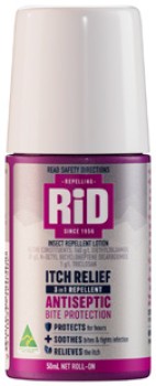 RID+Itch+Relief+Antiseptic+Bite+Protection+Roll-On+50mL