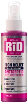 RID+Itch+Relief+Antiseptic+Bite+Protection+Lotion+Pump+100mL