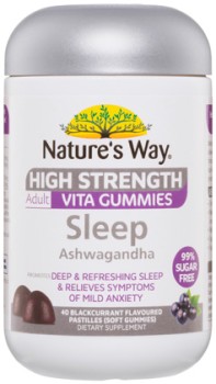 Nature%26rsquo%3Bs+Way+High+Strength+Adult+Vita+Gummies+Sleep+Ashwagandha+40+Pastilles