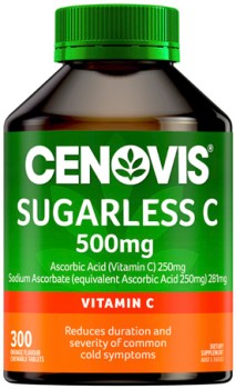 Cenovis+Sugarless+Vitamin+C+500mg+300+Chewable+Tablets