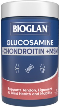 Bioglan+Glucosamine+%2BChondroitin+%2BMSM+180+Tablets