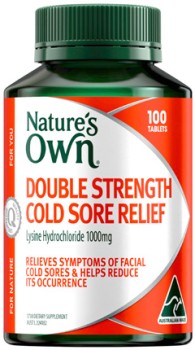 Nature%26rsquo%3Bs+Own+Double+Strength+Cold+Sore+Relief+100+Tablets