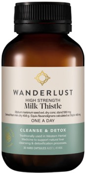 Wanderlust+High+Strength+Milk+Thistle+30+Capsules