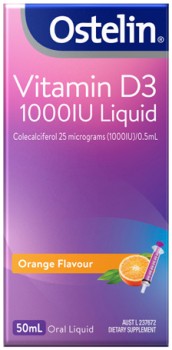 Ostelin+Vitamin+D3+1000IU+Liquid+50mL