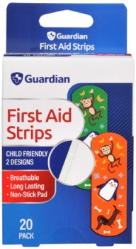 Guardian+Kids+First+Aid+Strips+20+Pack