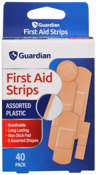 Guardian-Assorted-First-Aid-Strips-40-Pack on sale