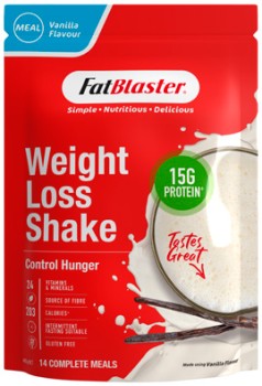 FatBlaster+Weight+Loss+Shake+Vanilla+Flavour+465g