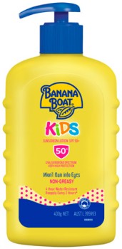 Banana+Boat+Kids+Sunscreen+Lotion+SPF+50+%2B+Pump+400g