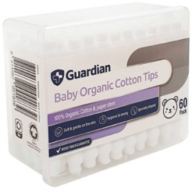 Guardian+Baby+Organic+Cotton+Tips+60+Pack