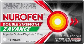 Nurofen+Double+Strength+Zavance+512mg+12+Tablets