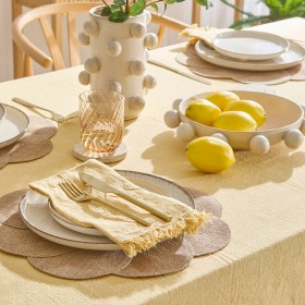 Ashra+Fringed+Yellow+Table+Linen+Range+by+M.U.S.E.