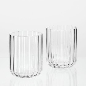 Eden+Clear+Glass+Tumblers+Set+of+2+by+M.U.S.E.