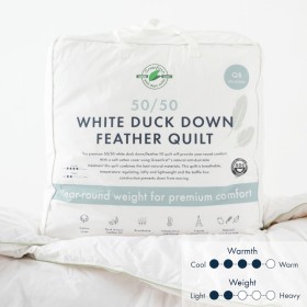 Premium+50%2F50+Duck+Down+Feather+Quilt+by+Greenfirst%26reg%3B