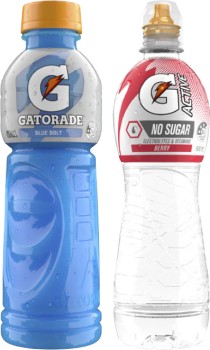 Gatorade-Sports-Drink-or-G-Active-Water-600mL on sale