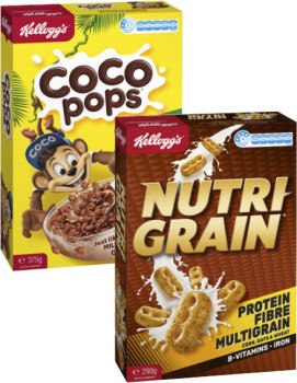 Kelloggs-Nutri-Grain-290g-or-Coco-Pops-375g on sale