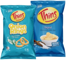 Thins-Chips-150175g-or-Onion-Rings-85g-Selected-Varieties on sale