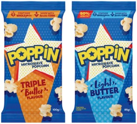 Poppin+Microwave+Popcorn+85%E2%80%91100g+Selected+Varieties