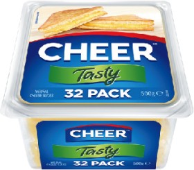 Cheer+Cheese+Slices+32+Pack+Selected+Varieties