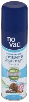 No+Vac+Carpet+%26amp%3B+Fabric+Foaming+Sanitiser+%26amp%3B+Deodoriser+290g+Selected+Varieties