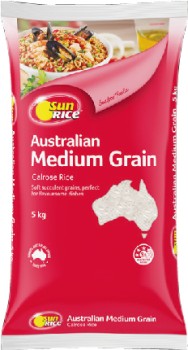 SunRice+Australian+Medium+Grain+White+or+Brown+Rice+5kg