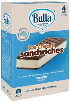 Bulla+Ice+Cream+Sandwiches+4+Pack+Selected+Varieties