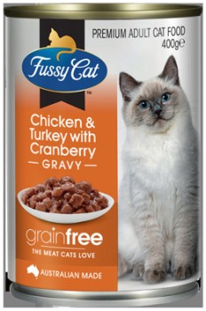 Fussy+Cat+Grain+Free+Wet+Cat+Food+400g+Selected+Varieties